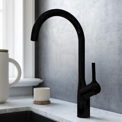 Смеситель для кухни AM.PM  Spike Spike F9S07022 высокий, черный