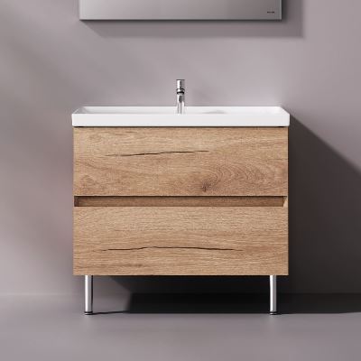 Тумба с раковиной 80 AM.PM Above M9X-FSX0802OF-WCC0800WG напольная,под дерево