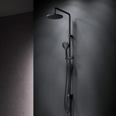 Душевая система AM.PM  Moxie Moxie F079M022 стойка с тропическим душем, смесителем, черная