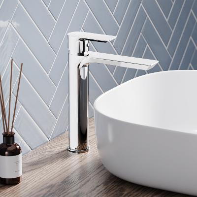 Смеситель для раковины (умывальника) AM.PM  Fortuna Fortuna 450250000LM высокий, хром