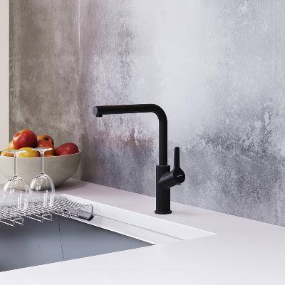 Смеситель для кухни Damixa Merkur 710770300 Merkur, черный матовый