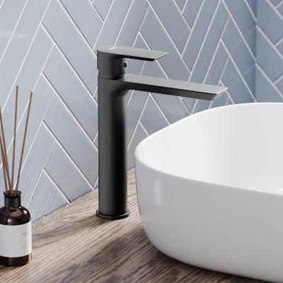 Смеситель для раковины (умывальника) AM.PM  Fortuna Fortuna 450250300LM высокий, черный