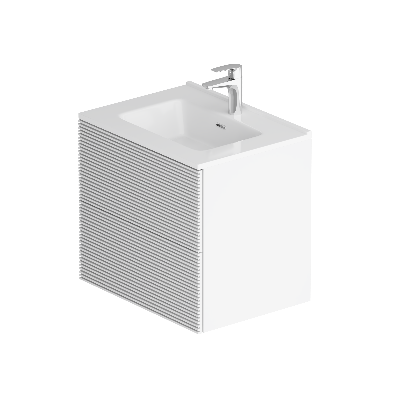 Тумба под раковину 60 AM.PM  Struktura Struktura M9SFHX0602WMHS белая матовая