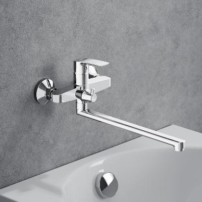 Смеситель для ванной и душа Damixa Eclipse 2.0 489000000 длинный излив, хром