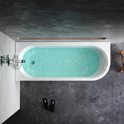 Ванна акриловая 170x70 AM.PM X-Joy W94A-170L70W-A угловая левосторонняя белая глянцевая