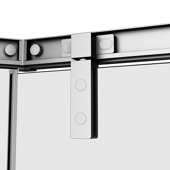Душевое ограждение без поддона 90x90 AM.PM Gem W90G-405-9090-MT профиль серебристый-3