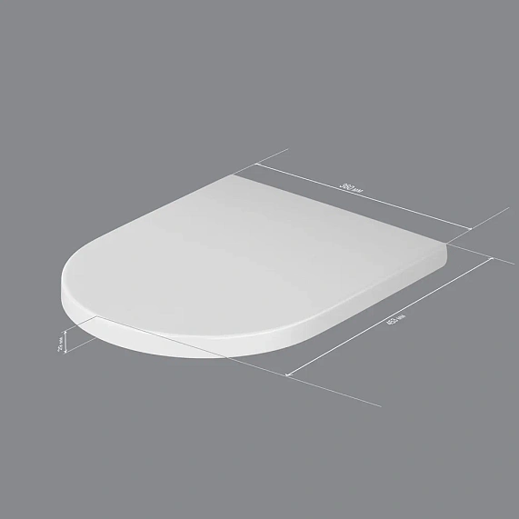 Унитаз напольный AM.PM Spirit 2.0 C708600WH безободковый с сиденьем микролифт 58WH, белый-6