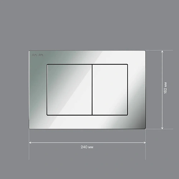 Клавиша смыва для инсталляции AM.PM PrimeFit I090251 механическая хром-4