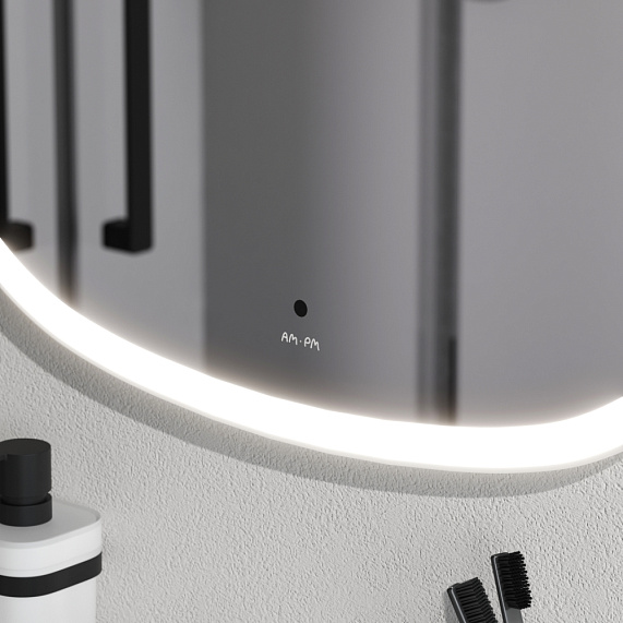 Зеркало с подсветкой в ванную закругленное 65 AM.PM Func M8FMOX0651WGH сенсорное-3