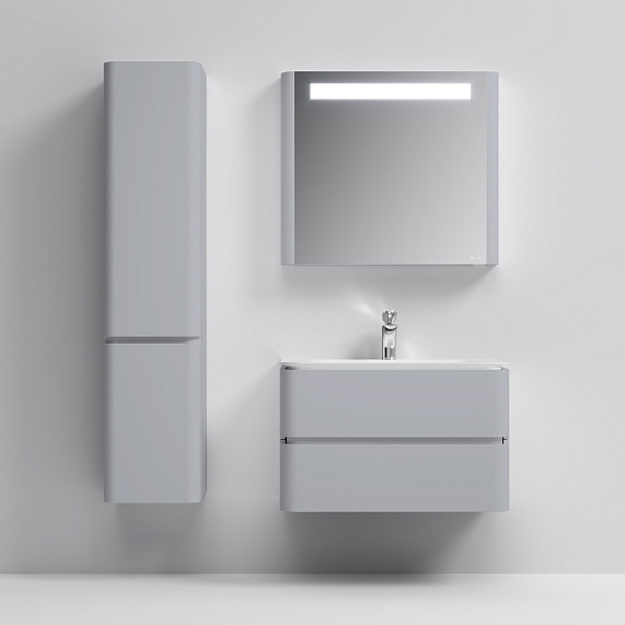 Тумба под раковину 80 AM.PM Sensation M30FHX0802FG серый шелк-7