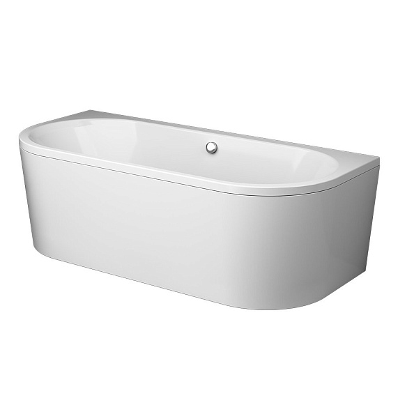 Ванна акриловая закругленная 180x80 AM.PM X-Joy W94A-180U80W-A белая глянцевая -5