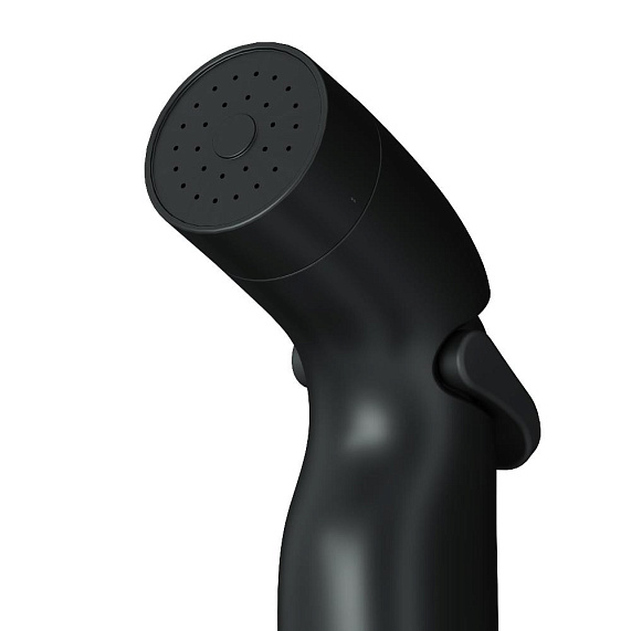 Гигиенический душ (лейка) АM.PM F0202022 со шлангом и держателем, черный матовый-5