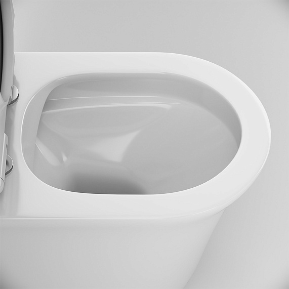 Унитаз подвесной AM.PM Force C9F1700LMSC безободковый с сиденьем микролифт, белый-6