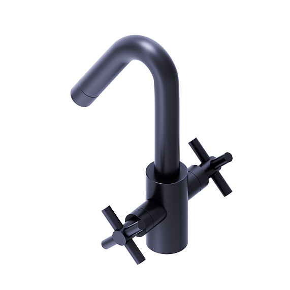 Смеситель для раковины (умывальника) Damixa Neo Classic 270210000 графит-3