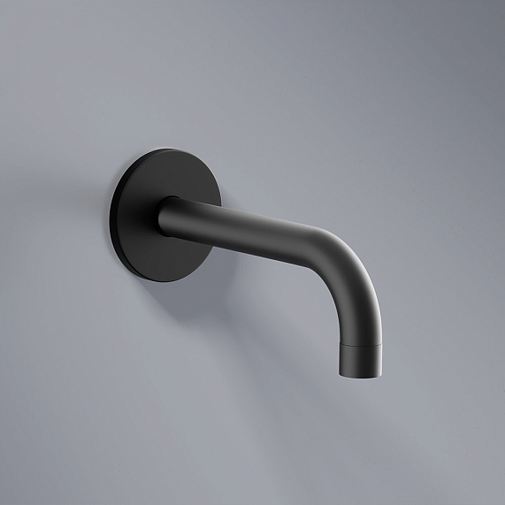 Встраиваемая душевая система Damixa Scandinavian Pure 936510300 черная: тропический верхний душ, ручной душ, излив-5