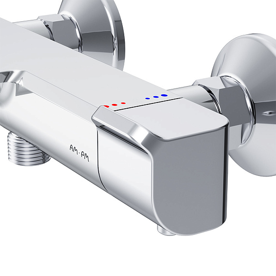 Смеситель для ванны и душа AM.PM Flash F9H50000 термостат, хром-7
