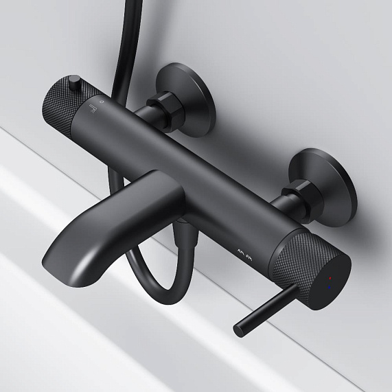 Смеситель для ванны и душа AM.PM Libre F6010022 черный-8