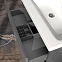 Тумба с раковиной и смесителем 60 AM.PM Gem M90FHX06022GM подвесная графит матовый