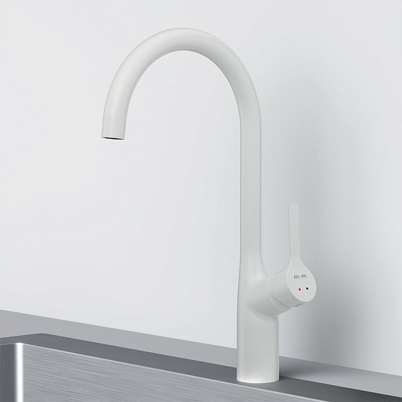 Смеситель для кухни AM.PM Spike F9S07033 высокий, белый-3