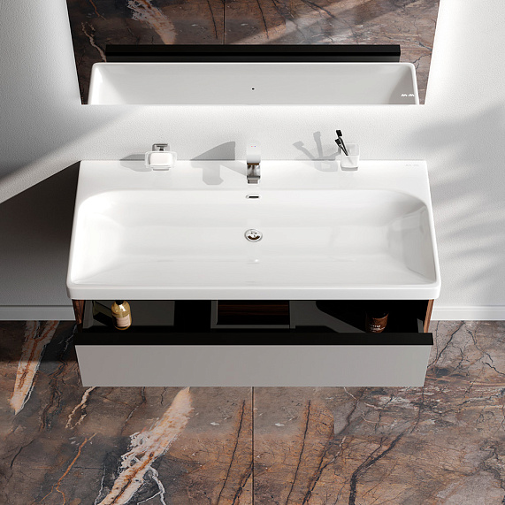 Тумба под раковину 105 AM.PM Stern M7LFHX1051GM под дерево-1