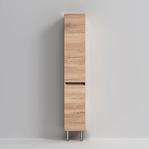 Шкаф-пенал для ванной 35 AM.PM Above M9XCSR0352OF напольный, правый, под дерево-2