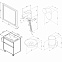 Секция мебели для ванной AM.PM X-Joy BK85GL