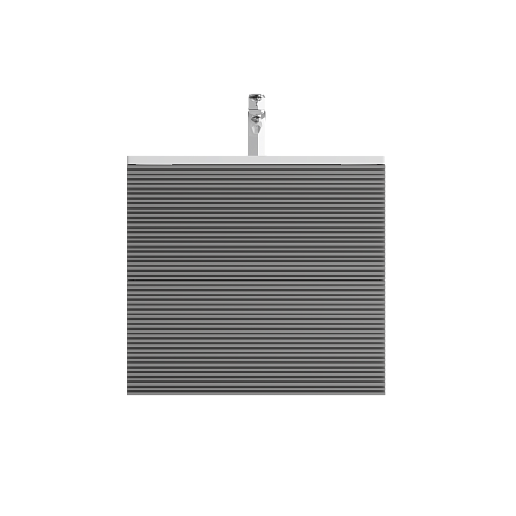 Тумба под раковину 60 AM.PM Struktura M9SFHX0602DGMHS подвесная, графит-1