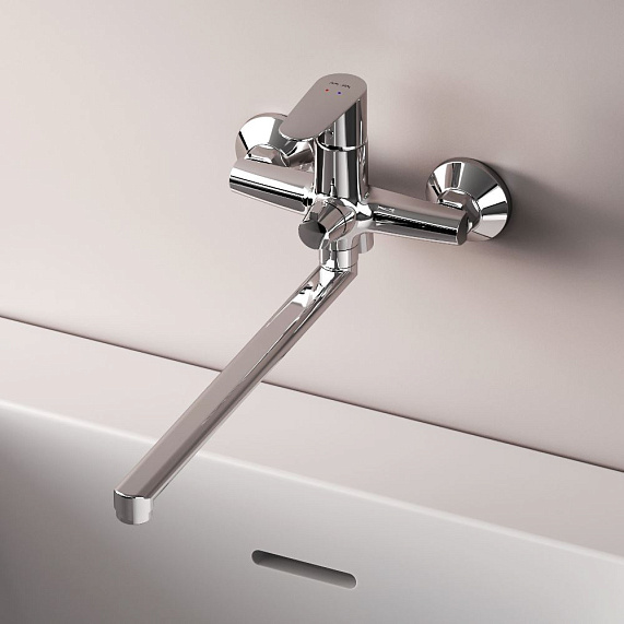 Смеситель для ванны и душа AM.PM Above F9X90200 длинный излив, хром-1