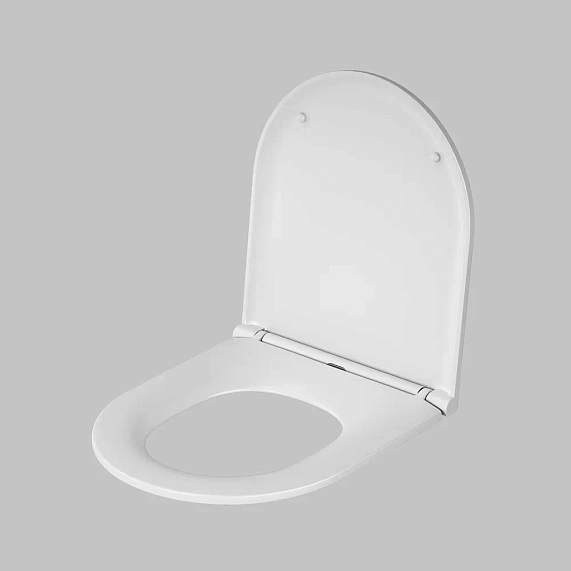 Унитаз подвесной AM.PM Spirit 2.0 C701700WH безободковый c сиденьем микролифт 57WH, белый-1
