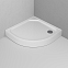 Душевой уголок с поддоном 90x90 AM.PM X-Joy W88G-205-090BT профиль черный