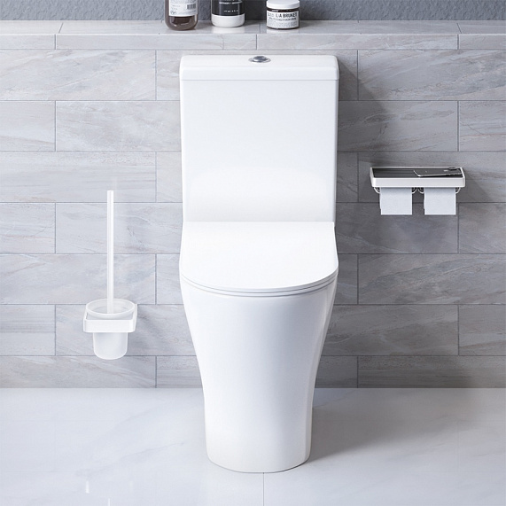Унитаз напольный Damixa Sirius DX86C8600SC безободковый с сиденьем микролифт