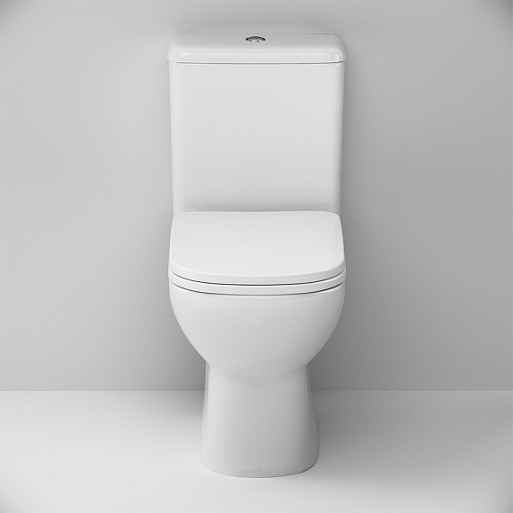 Унитаз напольный AM.PM Moxie C9M8601SC безободковый с сиденьем микролифт, белый-3