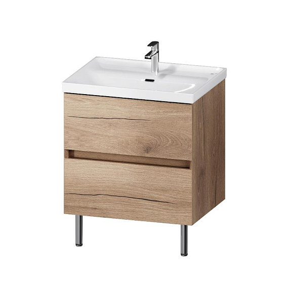 Тумба с раковиной 80 AM.PM Above M9X-FSX0602OF-WCC0600WG напольная, под дерево-10