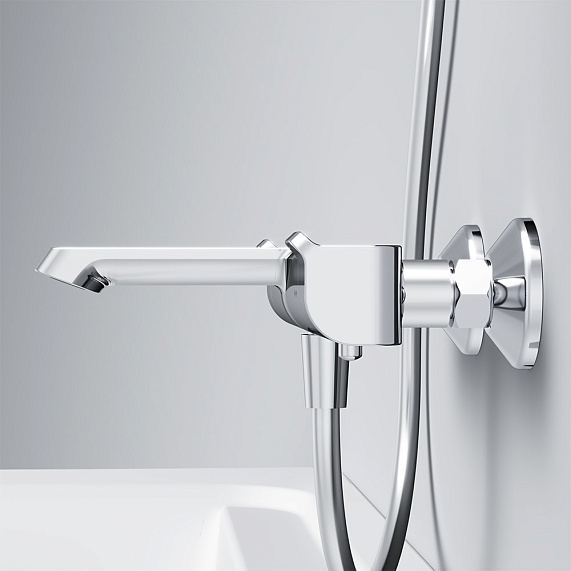 Смеситель для ванны и душа AM.PM Flash F9H50000 термостат, хром-4