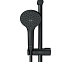 Душевая система AM.PM Moxie F079M022 стойка с тропическим душем, смесителем, черная