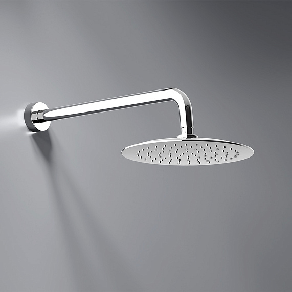 Встраиваемая душевая система Damixa Scandinavian Pure 936510000 хром: тропический верхний душ, ручной душ, излив-2