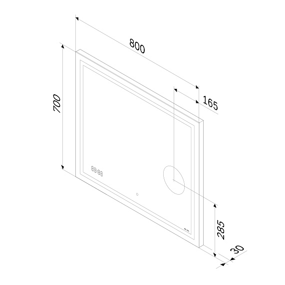 Мебель для ванной 75 AM.PM Gem напольная, графит напольная-8