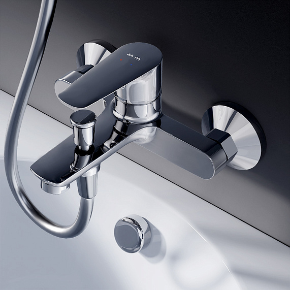 Смеситель для ванны и душа AM.PM Drive F9U1000 хром-1