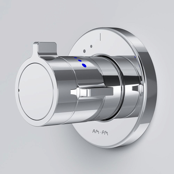 Смеситель для душа AM.PM X-Joy F85A65600 хром встраиваемый, термостат