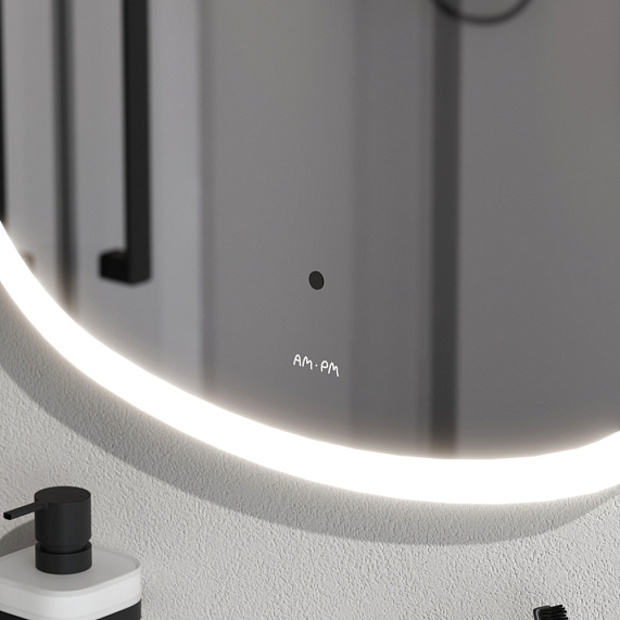 Зеркало с подсветкой в ванную закругленное 60 AM.PM Func M8FMOX0601WGS сенсорное-3