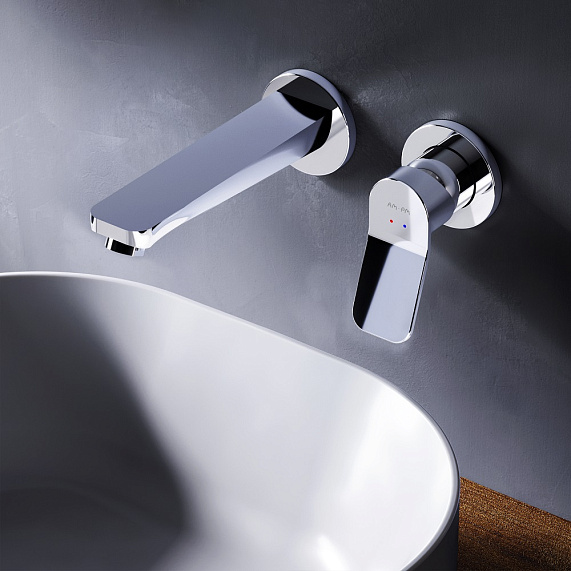 Смеситель для раковины (умывальника) AM.PM X-Joy F85A72600 хром встраиваемый