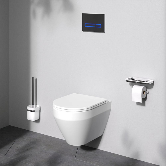 Унитаз подвесной AM.PM Spirit V2.0 C701900SC безободковый с сиденьем микролифт, белый