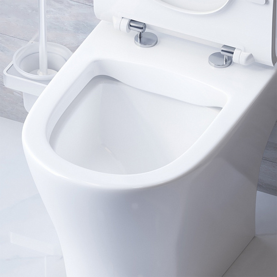 Унитаз напольный Damixa Sirius DX86C8600SC безободковый с сиденьем микролифт