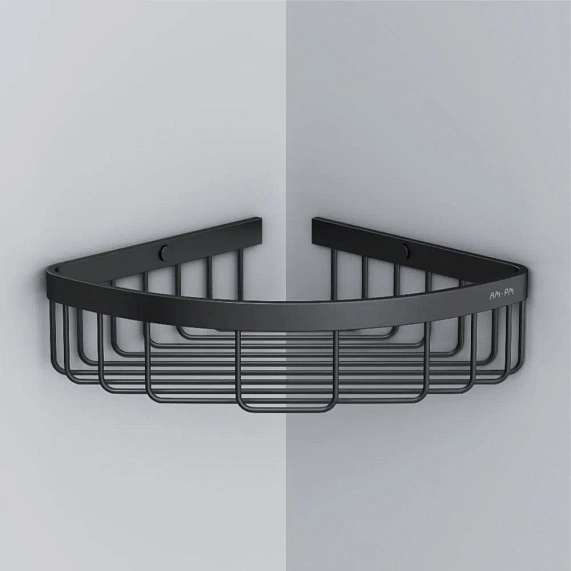 Полка в ванную угловая AM.PM Sense L A7452122 черная-2