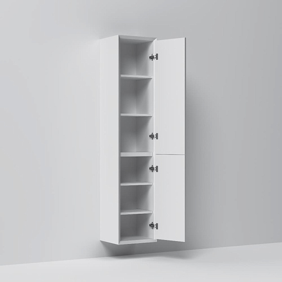 Шкаф-пенал для ванной 35 AM.PM Libre M60CHX0352WM навесной, правый/левый, белый матовый-4