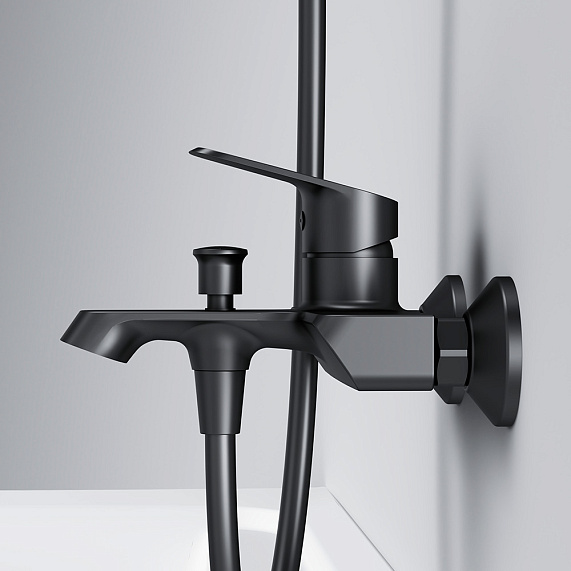 Смеситель для ванны и душа AM.PM Flash F9H10022 черный-3