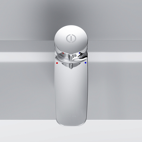 Тумба с раковиной и смесителем 100 AM.PM Inspire 2.0 M50AFHX1003WM белая матовая-2