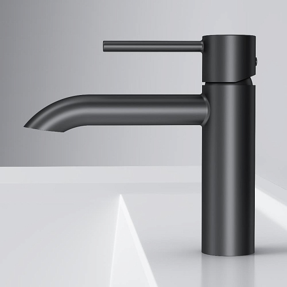 Смеситель для раковины (умывальника) AM.PM Libre F6002222 черный-5