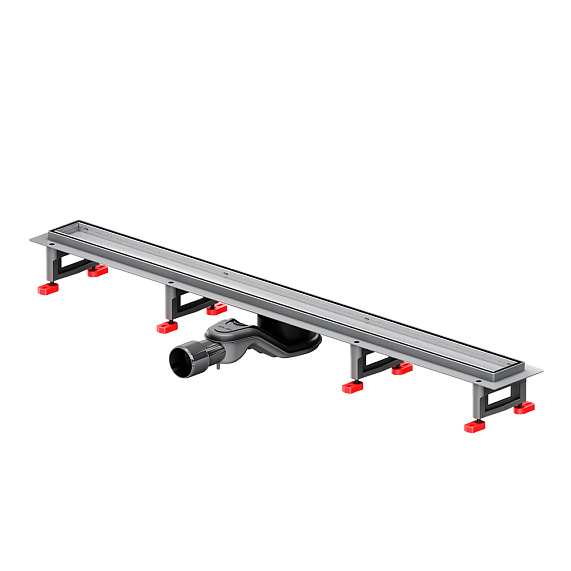 Душевой трап (лоток) 90 AM.PM MasterFlow W01SC-U11-090-04SB комбинированный затвор со стальной матовой решеткой под плитку-21