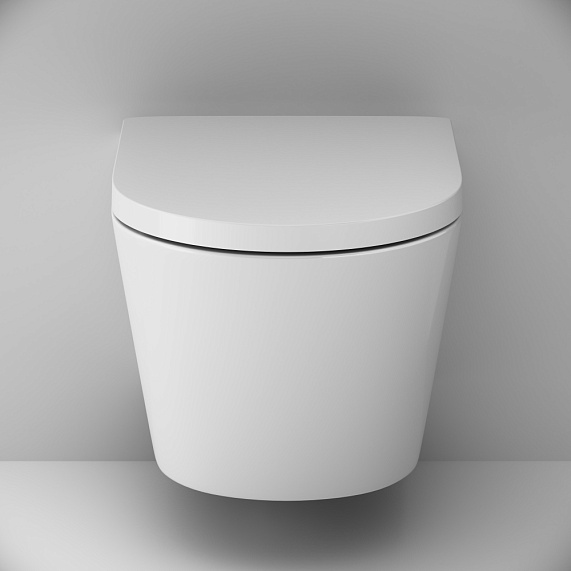 Унитаз подвесной AM.PM X-Joy C851900SC безободковый с сиденьем микролифт, белый-4